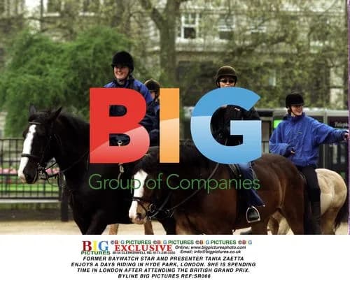 Tania Zaetta Enjoys Horse Riding in London