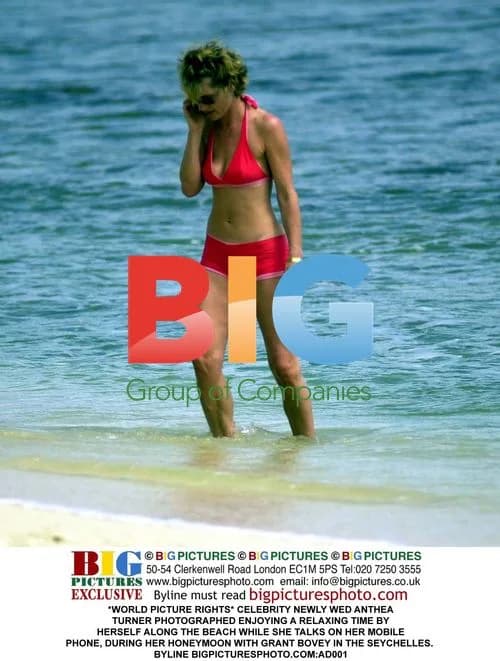 Anthea Turner on Honeymoon in Seychelles