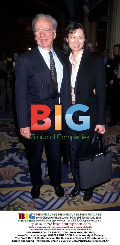 Rupert Murdoch & wife at Variety Media Conference