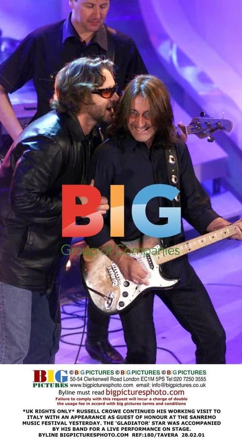 Russell Crowe at Sanremo Music Festival