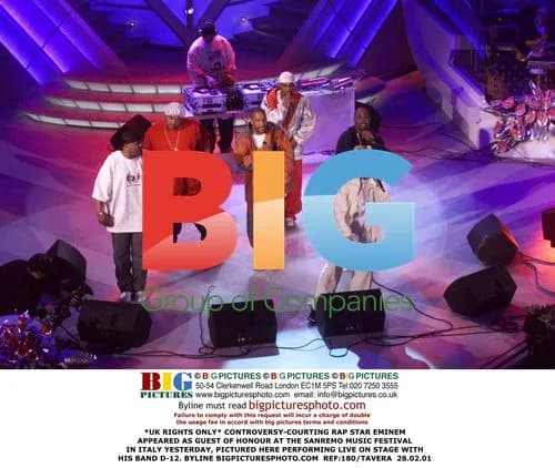 Eminem Performs at Sanremo Music Festival