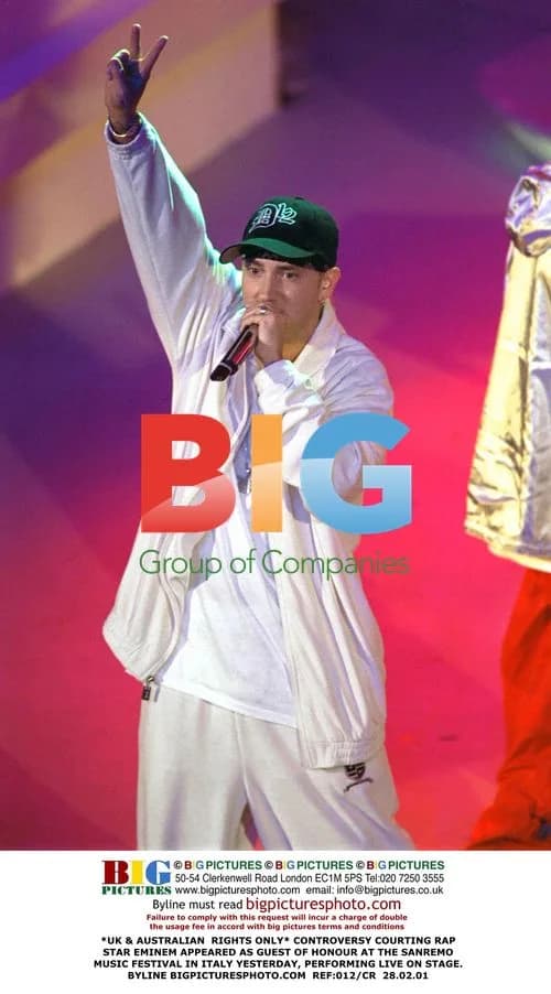 Eminem at Sanremo Music Festival