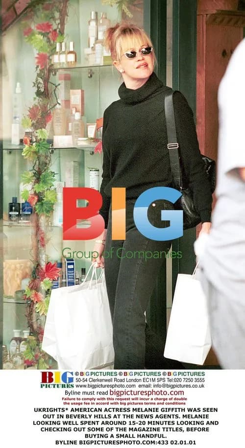 Melanie Griffith Spotted at News Agents