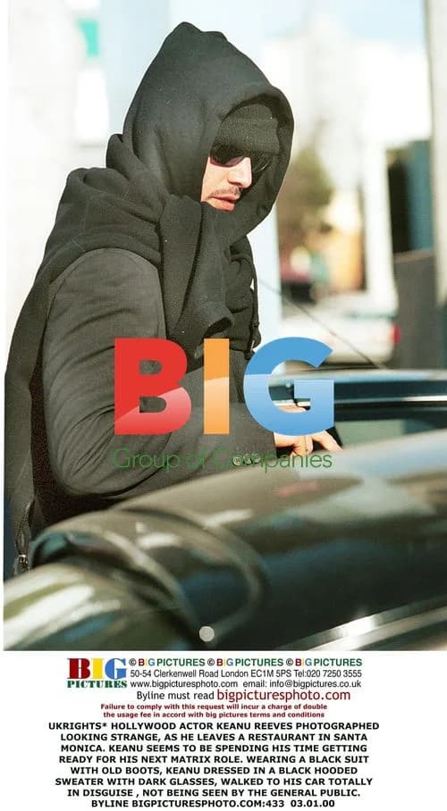 Keanu Reeves Dressed in Disguise
