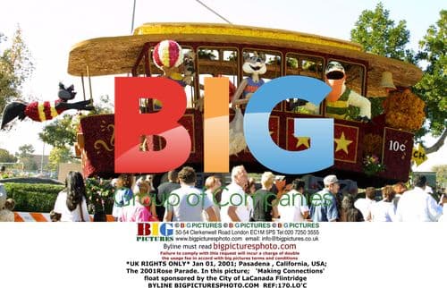 2001 Rose Parade 'Making Connections' Float