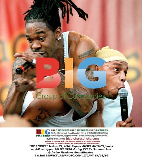 Busta Rhymes and Spliff Star at KKBT Summer Jam