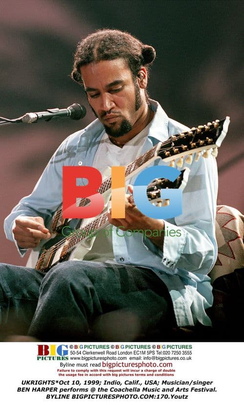 BEN HARPER Performs at Coachella Festival