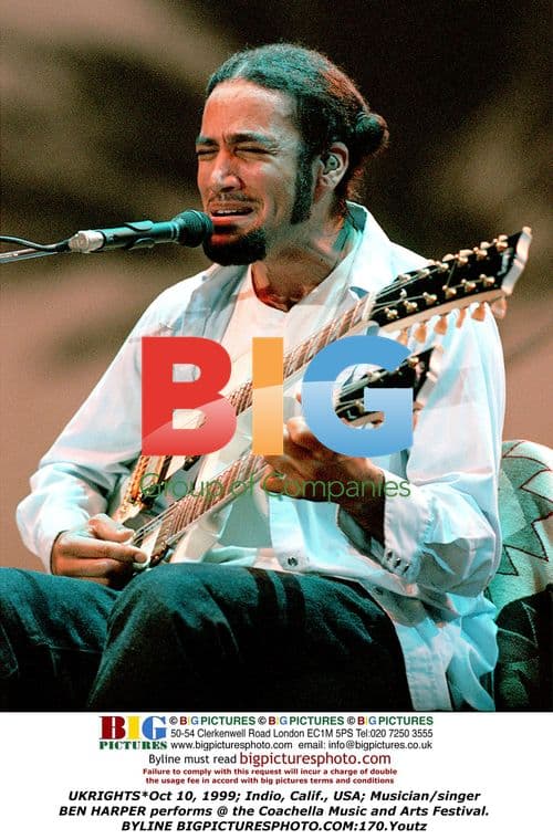 BEN HARPER Performs at Coachella Festival