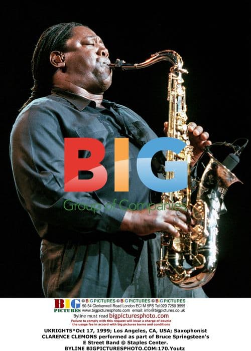 Clarence Clemons of E Street Band Performs
