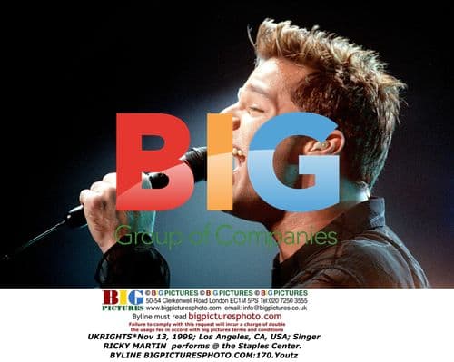 Ricky Martin Performs at Staples Center