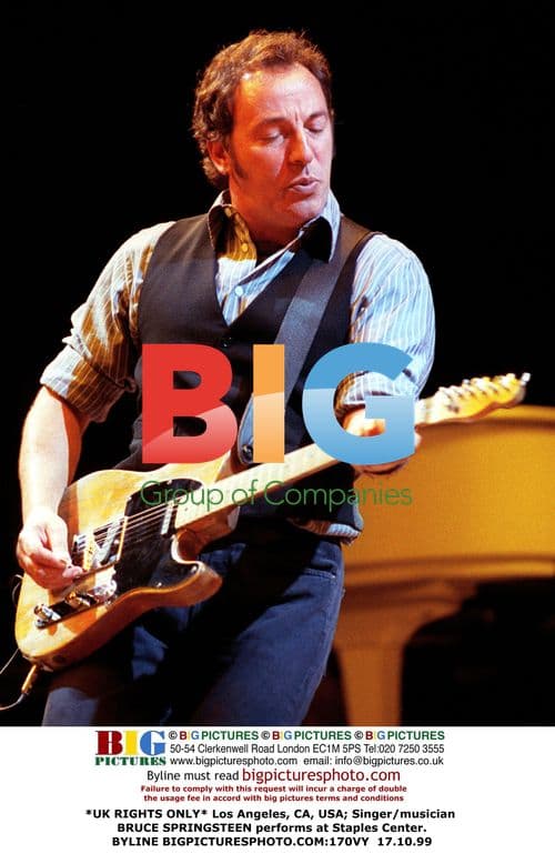 Bruce Springsteen performs at Staples Center