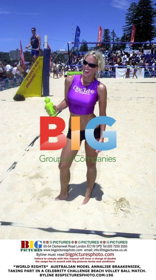 Annalise Braakensiek at Celebrity Beach Volleyball