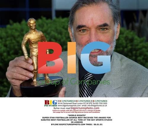George Best Wins Subuteo Best Footballer Award