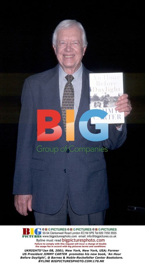 Jimmy Carter Promotes New Book in NYC