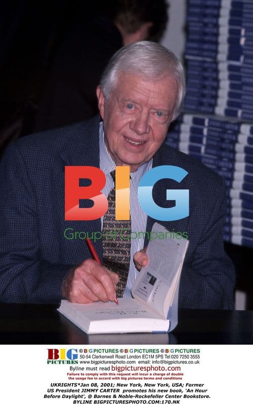 JIMMY CARTER promotes new book "An Hour Before Daylight"