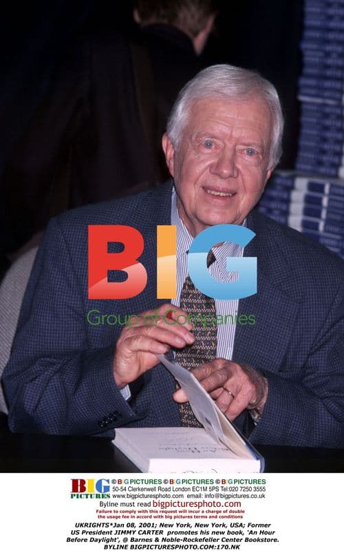 Jimmy Carter Promotes New Book in NYC