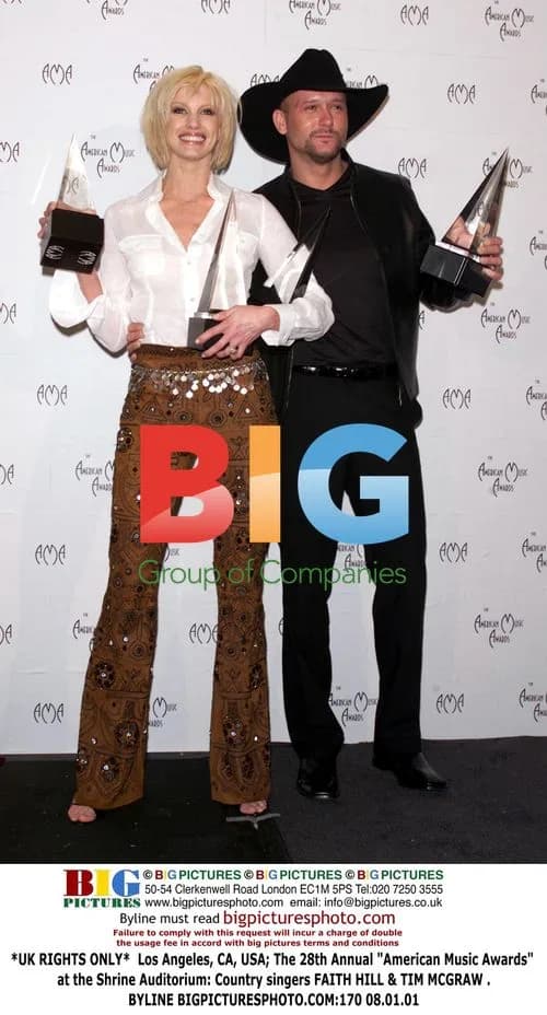 Faith Hill & Tim McGraw at American Music Awards