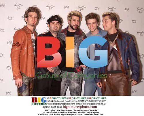 Boy band 'N SYNC at American Music Awards