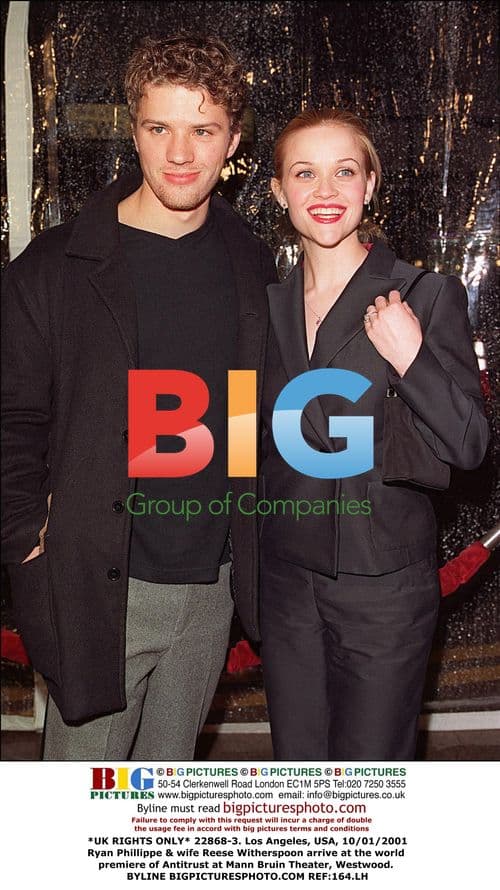 Ryan Phillippe & Reese Witherspoon at Antitrust Premiere
