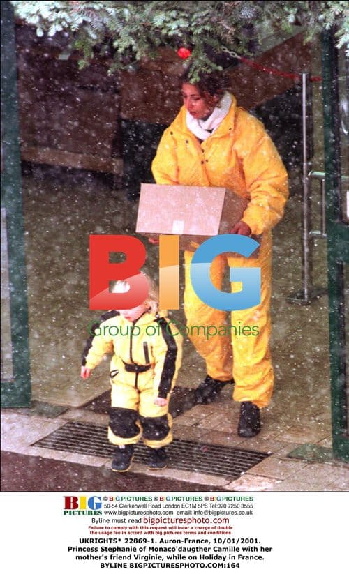 Princess Stephanie and daughter Camille on holiday in France