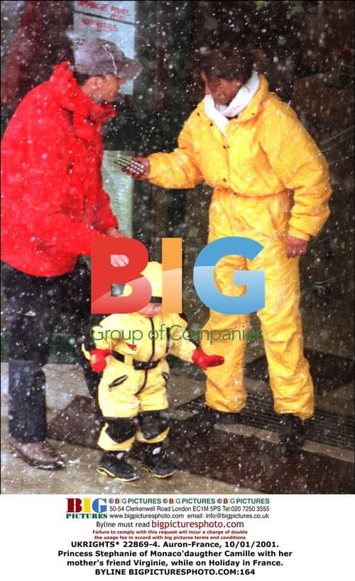 Princess Stephanie's daughter Camille on holiday with friend