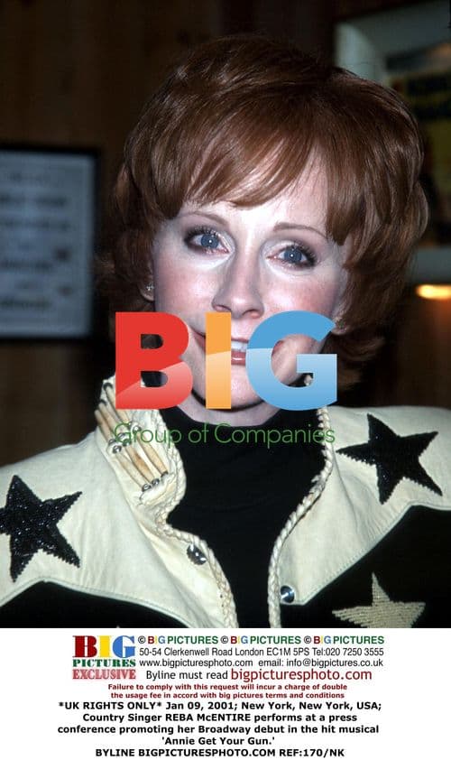 Reba McEntire Press Conference for "Annie Get Your Gun"