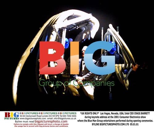 Intel CEO CRAIG BARRETT at 2001 CES