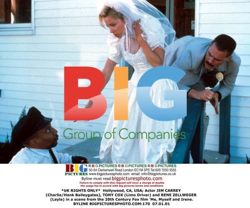 Jim Carrey, Tony Cox and Rene Zellweger in 'Me, Myself and Irene'