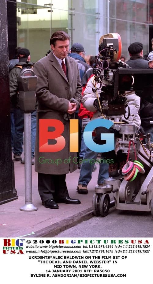 Alec Baldwin on Set of "The Devil and Daniel Webster"