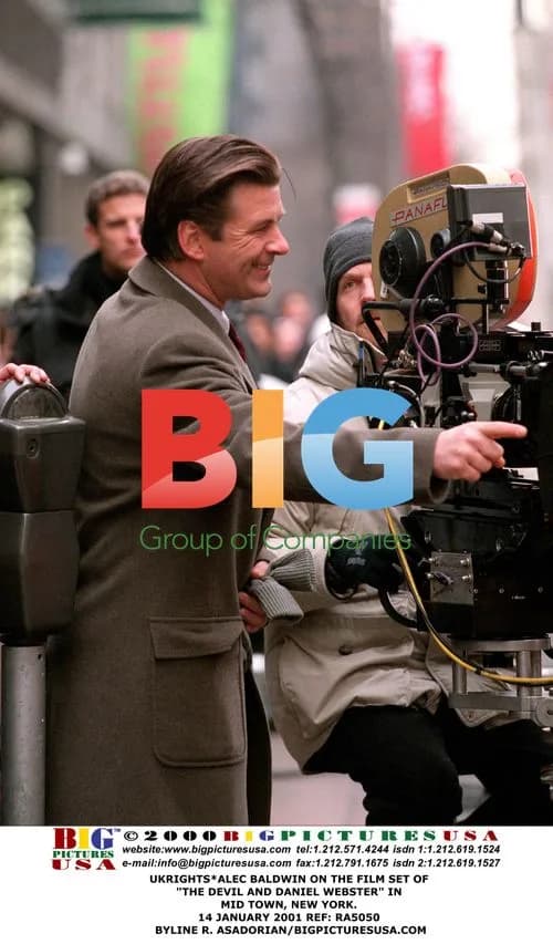 Alec Baldwin on "The Devil and Daniel Webster" set