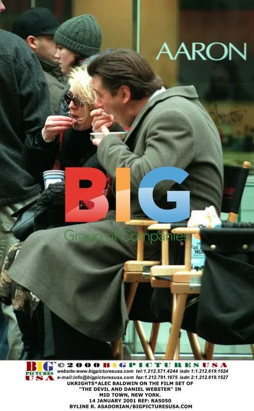 Alec Baldwin on the set of "The Devil and Daniel Webster"