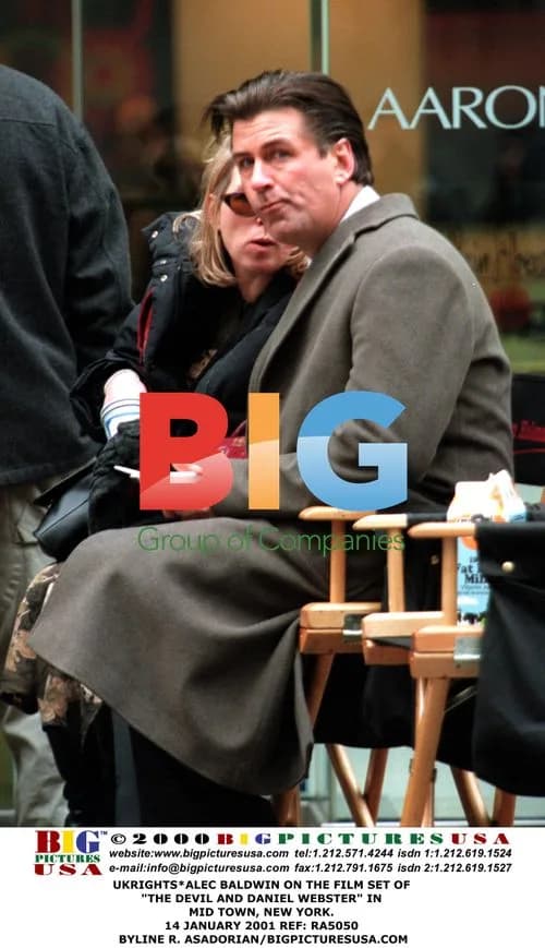 Alec Baldwin on set of "The Devil and Daniel Webster"