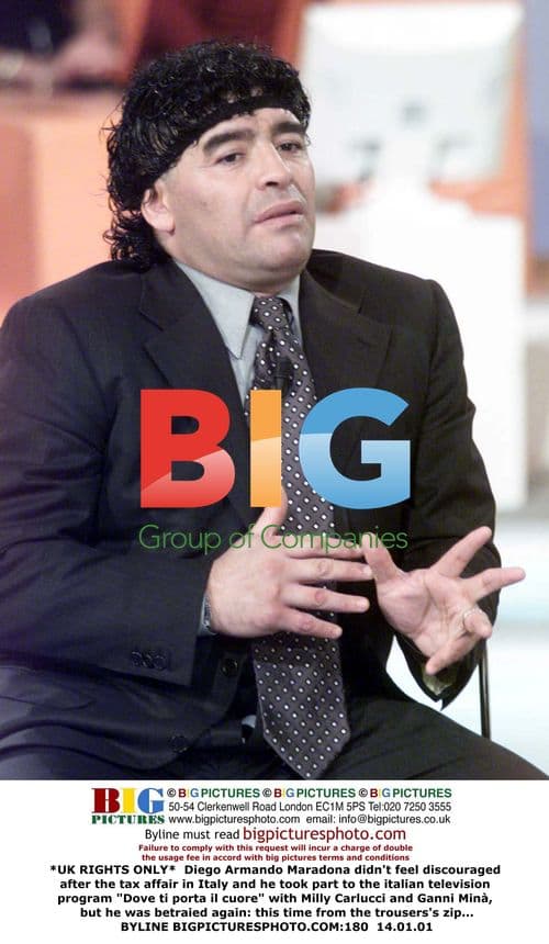 Diego Maradona on Italian TV Show