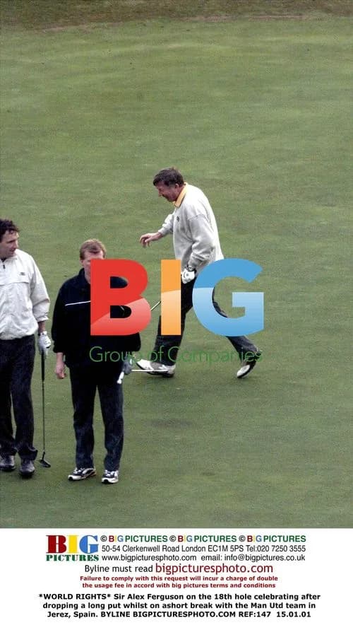 Sir Alex Ferguson on golf break in Spain