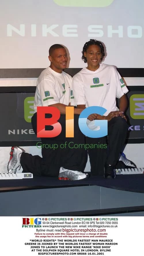 Maurice Greene and Marion Jones Launch Nike Shox