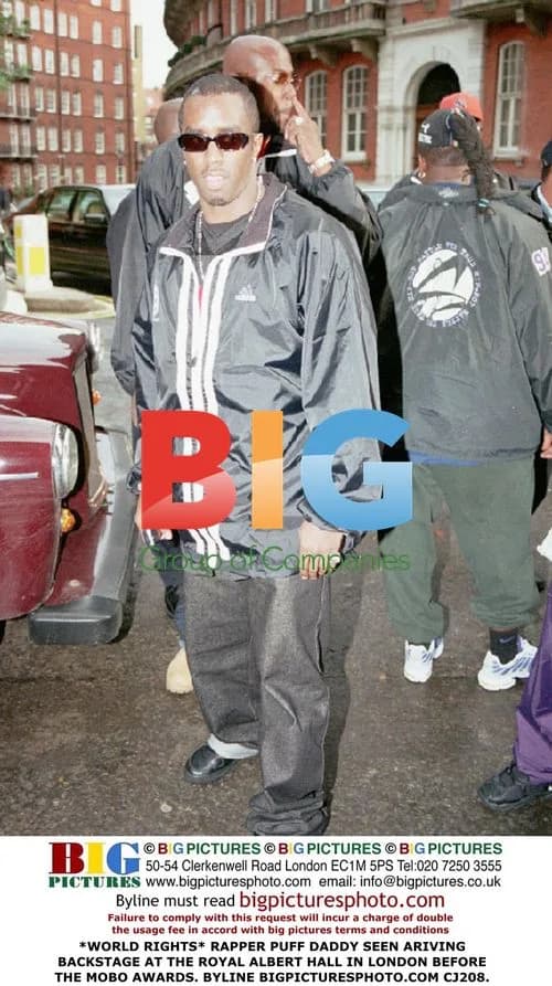 Puff Daddy Arrives Backstage at MOBO Awards