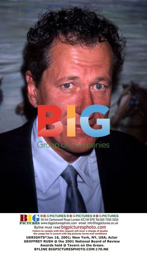 Geoffrey Rush at 2001 National Board of Review Awards