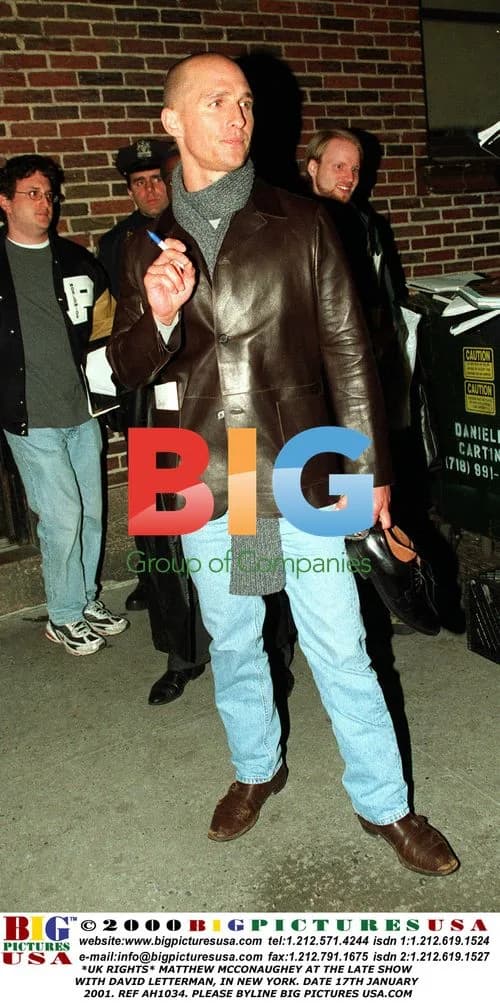 Matthew McConaughey at The Late Show