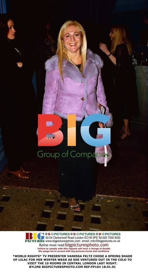 Vanessa Feltz Wears Lilac Coat
