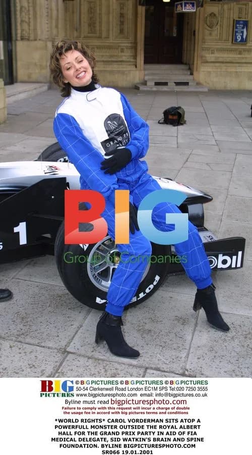 Carol Vorderman at Grand Prix Party