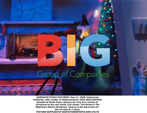 Jack Skellington as Santa in 'Nightmare Before Christmas'