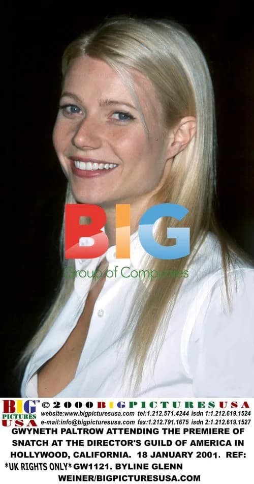 Gwyneth Paltrow at Snatch Premiere