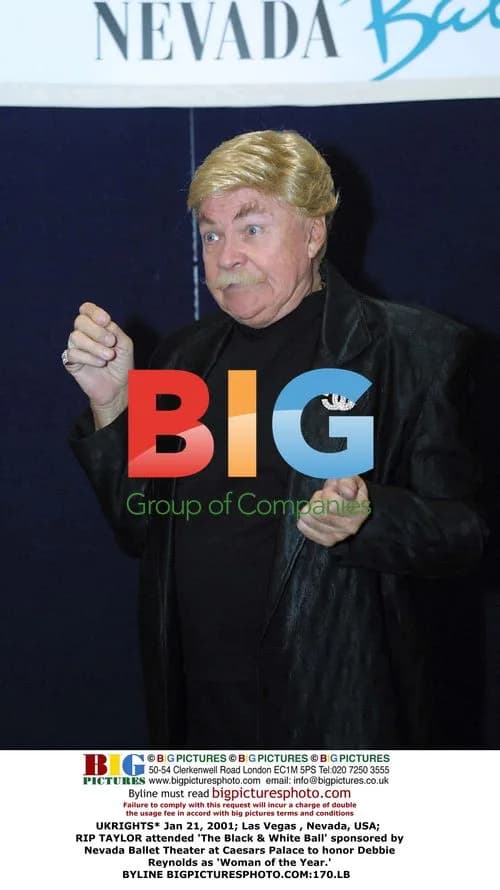Rip Taylor at Black & White Ball honoring Debbie Reynolds