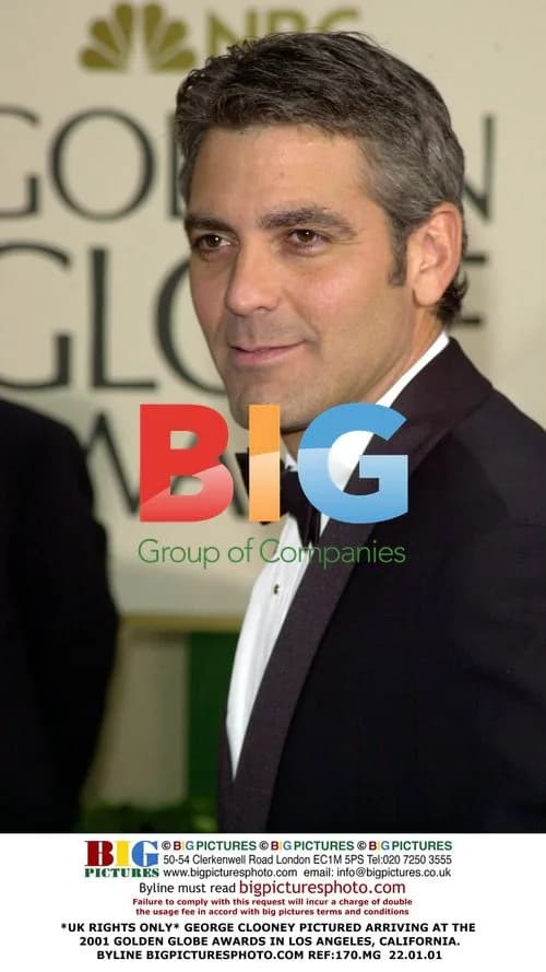 George Clooney at 2001 Golden Globes
