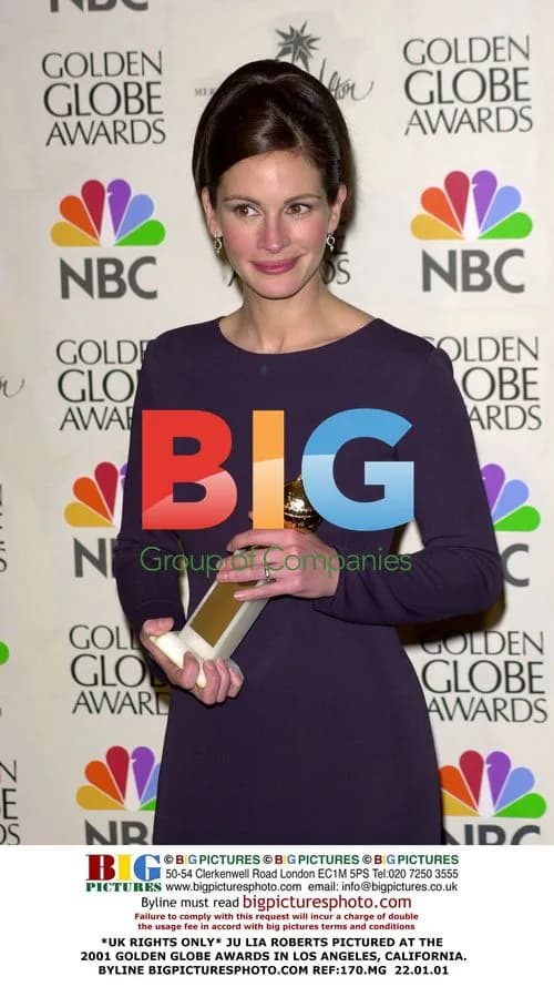 Julia Roberts at 2001 Golden Globes