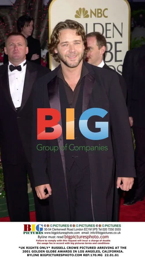 Russell Crowe at 2001 Golden Globes