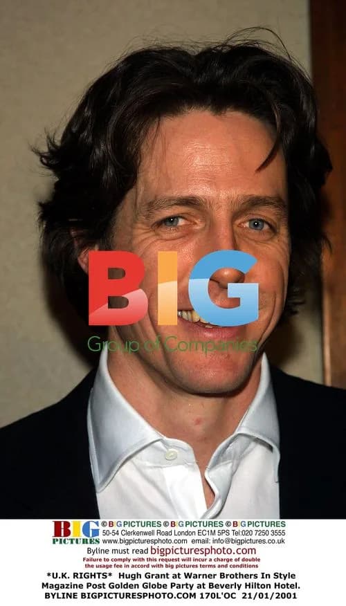 Hugh Grant at Golden Globe Party