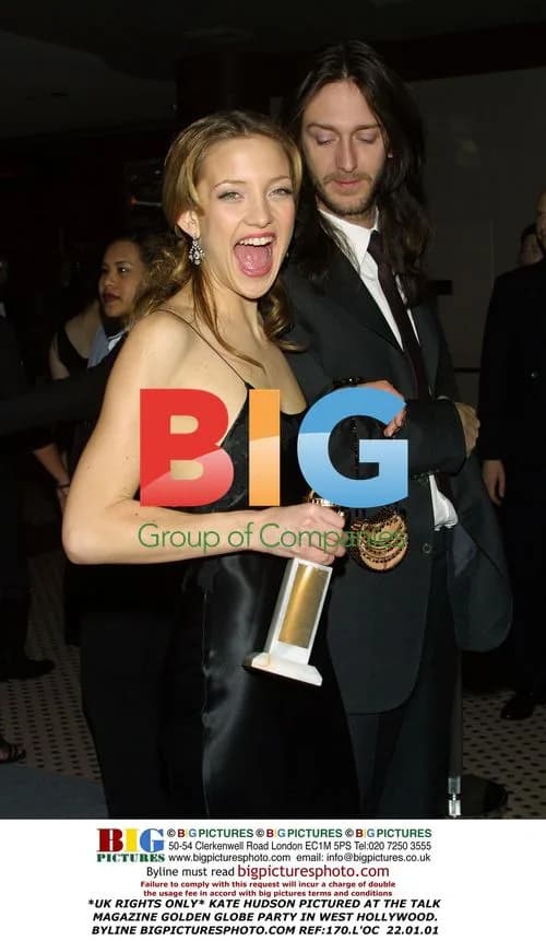 KATE HUDSON AT TALK MAGAZINE GOLDEN GLOBE PARTY