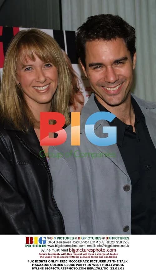 Eric McCormack at Talk Magazine Golden Globe Party