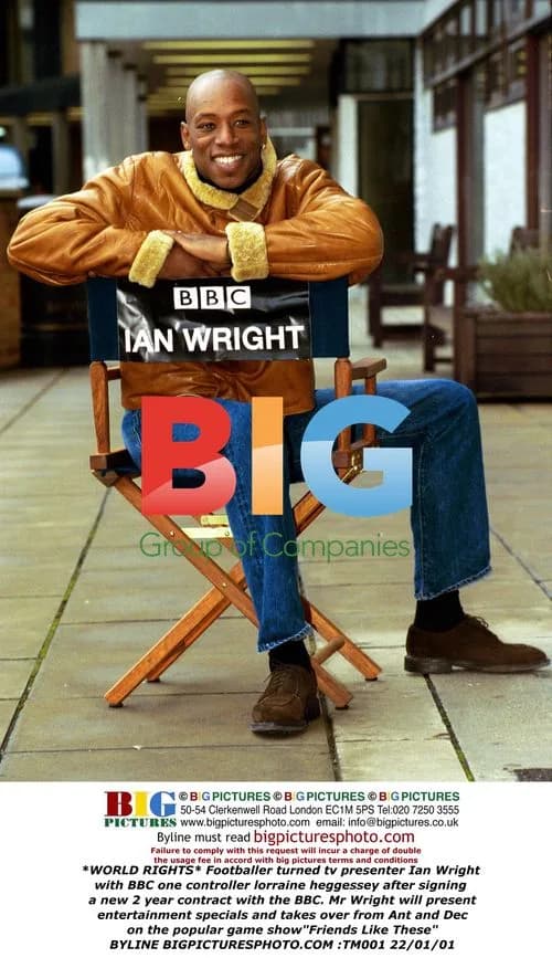 Ian Wright signs BBC contract